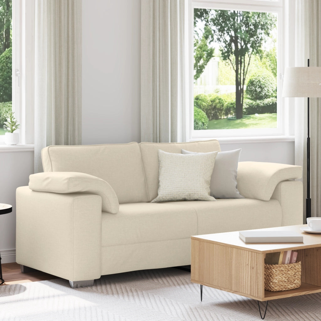 Divano Letto in Lino 140 cm