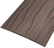 Striscia di transizione per pavimento, 1 m x 5 cm, autofissante, PVC, striscia di pavimentazione per coprire i solchi tra pavimenti in piastrelle, legno, laminato, giunti (in legno di noce)