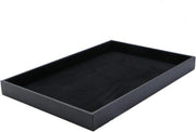 Display da appendere per accessori in velluto nero - ripiano spazievendente per catenelle, bracciali, anelli e accessori (vuoto)