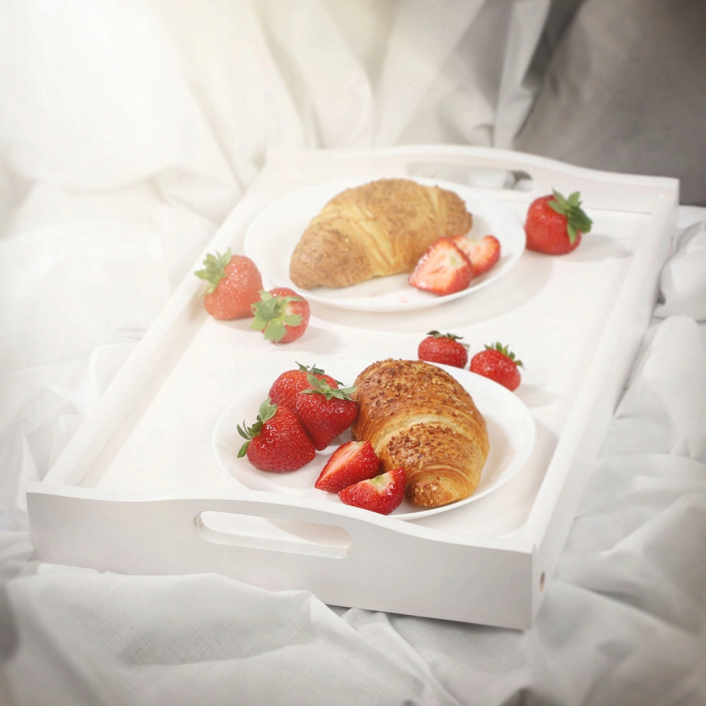 Tavolino da colazione pieghevole in legno KADAX per laptop da letto, vassoio regalo