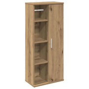 Mobile da Bagno | Armadio da bagno con Portarotolo Rovere Artigianale 39x22x90 cm