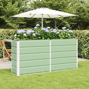 Fioriera Verde 160 x 40 x 75 cm Acciaio