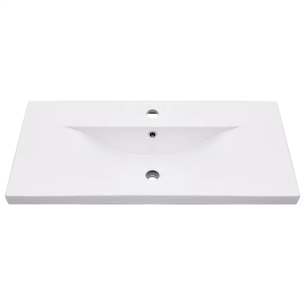 Telaio per Lavabo da Bagno con Lavabo Integrato Nero in Ferro CFW1568625
