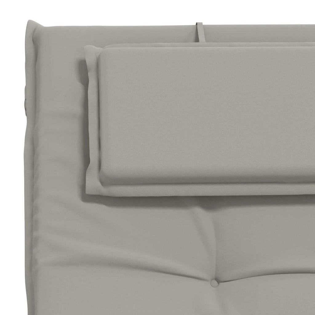 Cuscino per Lettino GEMERT 100% Poliestere Grigio 947504