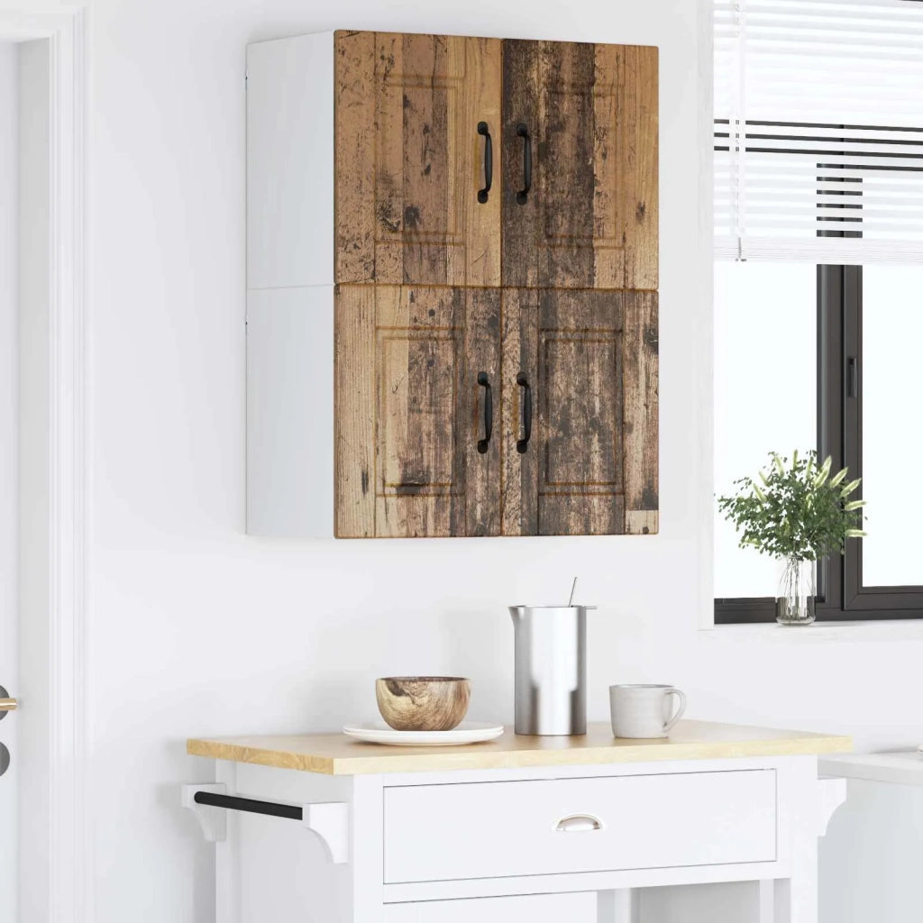 Pannello lavastoviglie 2 pcs Legno vecchio 60 x 31 x 40 cm 885282
