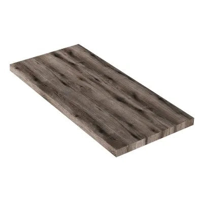 Mensola per lavabo d'appoggio 100 cm in legno rovere fossile  Linea