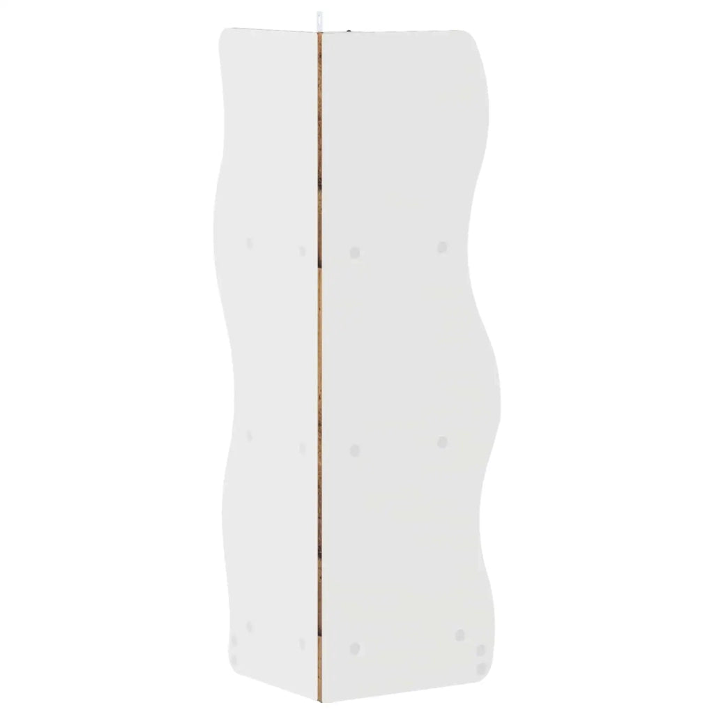 Mensola angolare con lo scaffale Legno antico 34 x 33 x 102 cm 899943