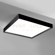 AOI P/G - PLAFONIERA ALLUMINIO NERO A LED 3000-4000K  6000-6300lm 80W DIMMERABILE