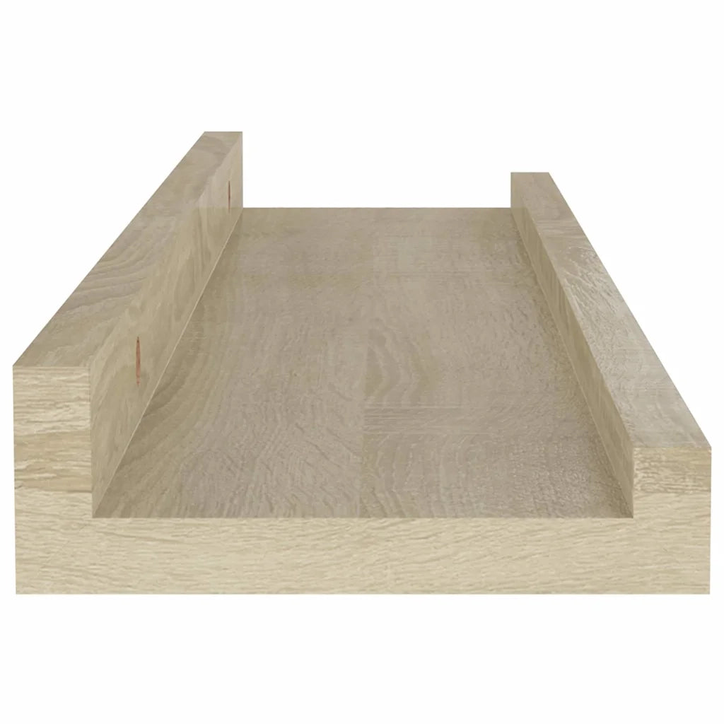 Mensole da Parete 4 pz Rovere Sonoma 40x9x3 cm 326684
