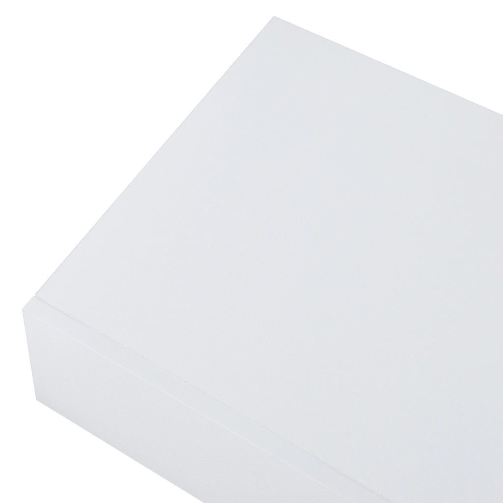 Mensola Kärsämäki con Cassetto Comodino Sospeso 60 x 35 x 12 cm Bianco [en.casa]