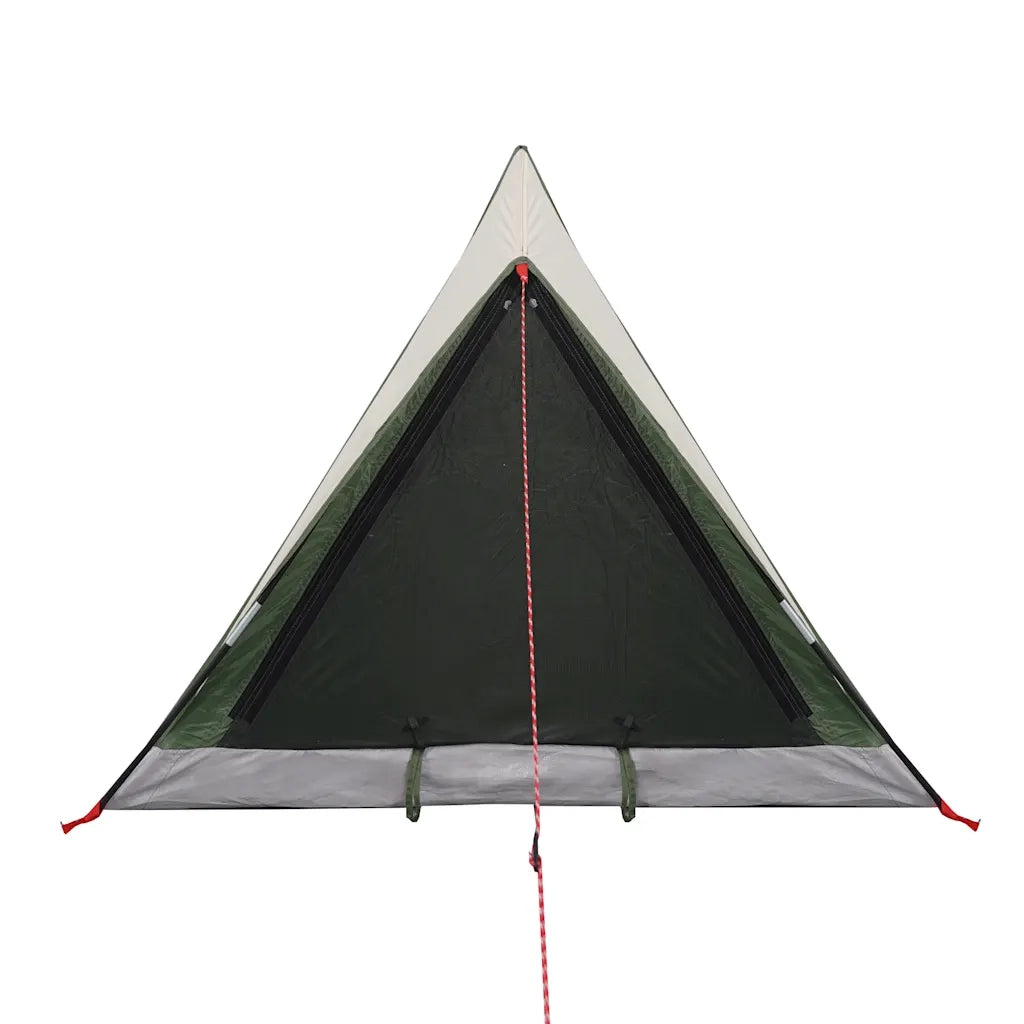 Tenda da Campeggio per 2 Persone Verde Impermeabile 94362