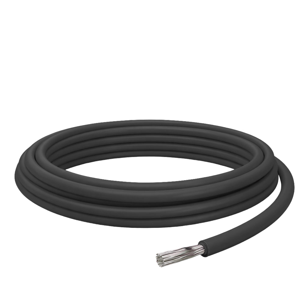 Cavo solare unipolare nero 6 mm² en 50618 per impianti fotovoltaici *** lunghezza metri 10, confezione 1