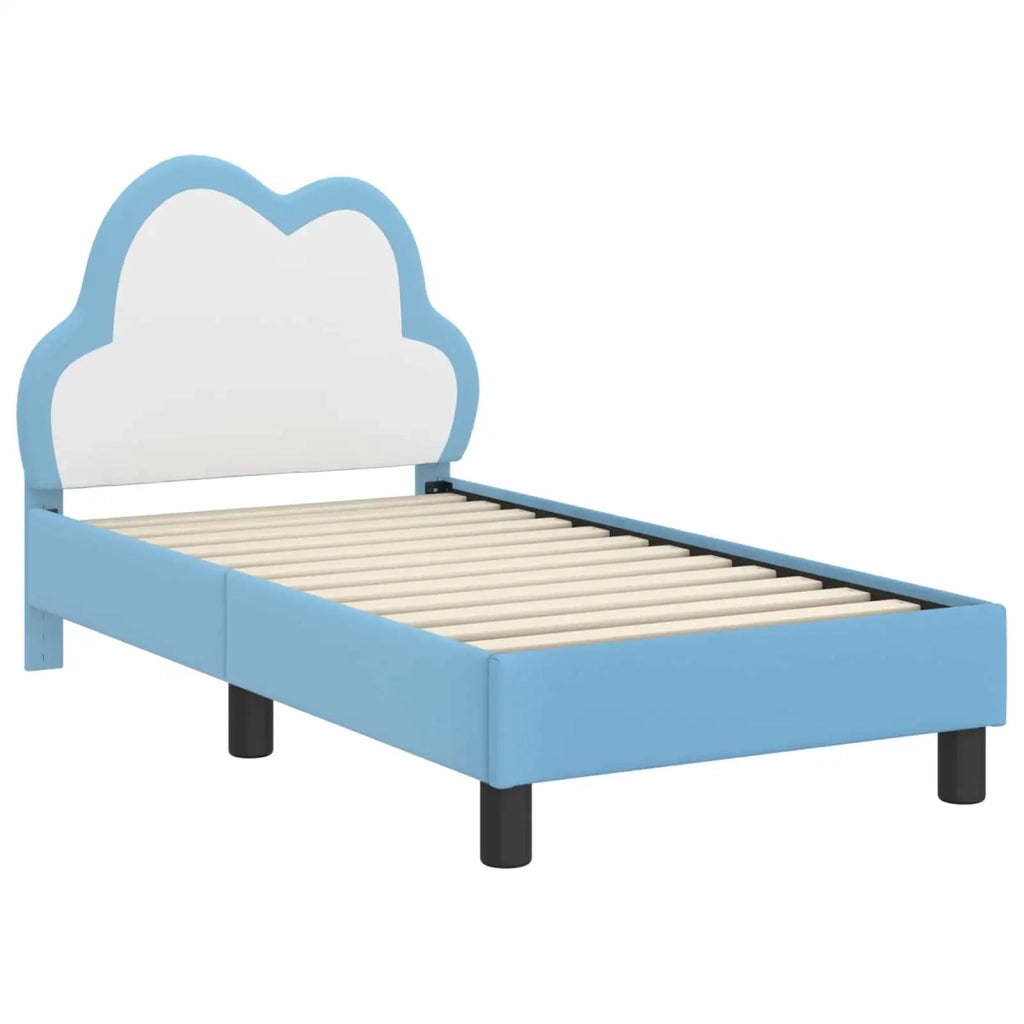 Struttura letto per bambini con testata-Giroletto per bambini Blu 70 x 140 cm PU 277104