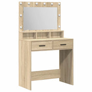 Toeletta | Tavolo da Trucco con cassetto Rovere Sonoma 79 x 41 x 135 cm