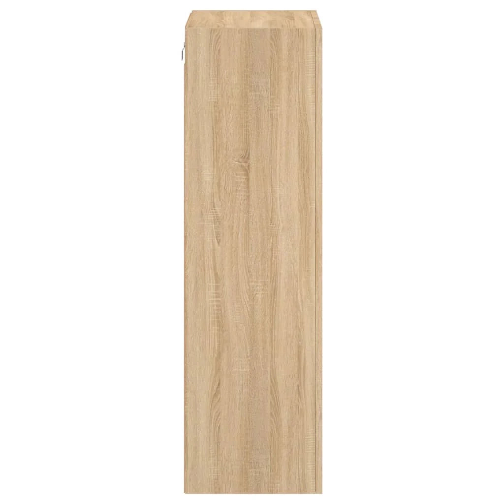 Mobile TV multimediale mensola TV credenza TV sala da pranzo soggiorno camera da letto a parete rovere Sonoma 40,5 x 30 x 102 cm legno ingegnerizzato marrone 02_0028156