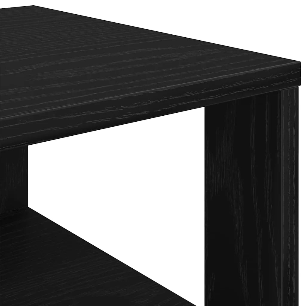 Scarpiera | Mobile per scarpe Nera 61x32x105 cm in Truciolato