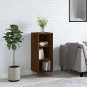 Credenza Rovere Marrone 34,5x32,5x90 cm in Legno Multistrato 828731