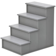 Scala per animali domestici ¨C zephmum ¨C Grigio 40x59x54 cm