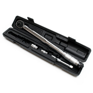 Chiave dinamometrica 1/2" (12,7mm) 28-210Nm acciaio al carbonio Bussole 17mm 19mm