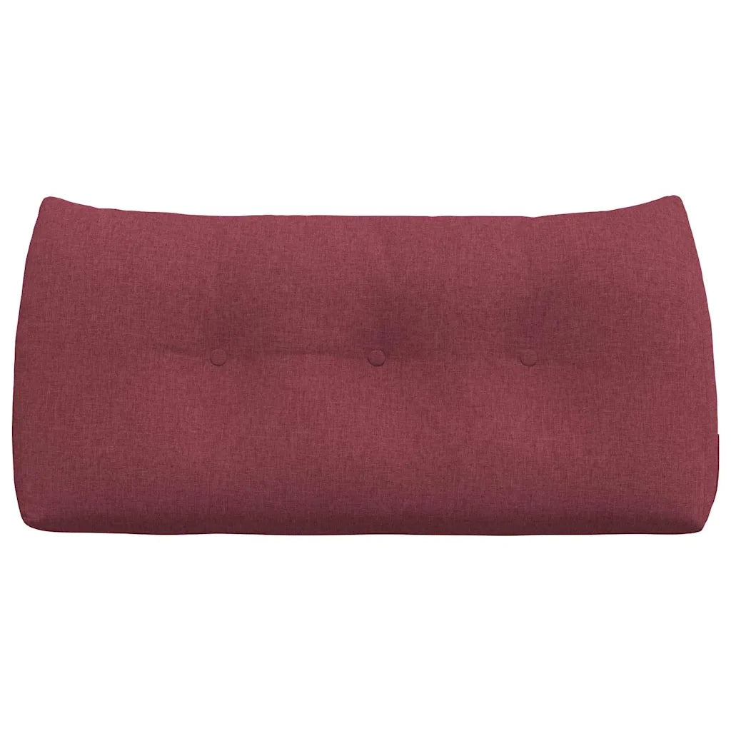 Cuscino per Schiena Rosso Vino 100 x 24 x 50 cm Tessuto