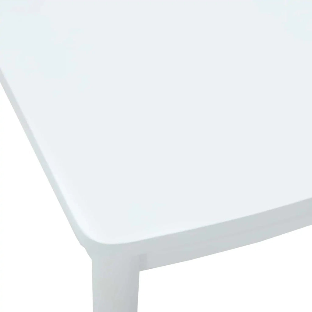 Sedia da pranzo 2 pcs Bianco e Bianco Legno di gomma solido 42020417