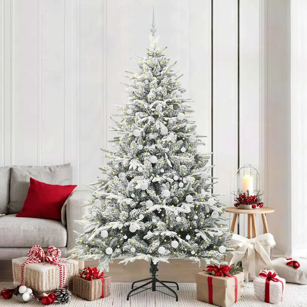 Albero di Natale Artificiale Pre-illuminato con Set di Palline 3395409