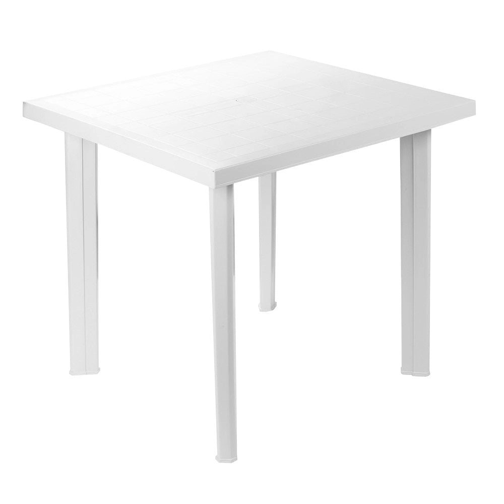TAVOLO COMPONIBILE RETTANGOLARE 'FIOCCO' cm 80x75x72h - Col. Bianco - PRO GARDEN