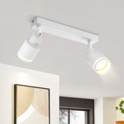 ZMH Faretto da soffitto 2 fiamme giratori a sospensione per corridoio anche parete