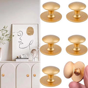 6 Stuks Gouden Meubelknoppen, Zelfklevend, Ronde Ladeknoppen, Multifunctionele Handgrepen per Keuken, Bagno, Armadio, Facili