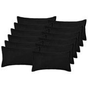 Federa 12 pcs HOUTEN Nero 40 x 80 cm Bouclé 918216