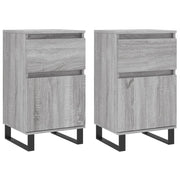 Buffet credenza cassettiera armadio mobile contenitore organizer per cucina soggiorno salotti set di 2 Sonoma 40 x 35 x 70 cm in legno ingegnerizzato grigio 02_0036946