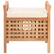 Cassapanca 49x48x49 cm in Legno Massello di Noce 247609