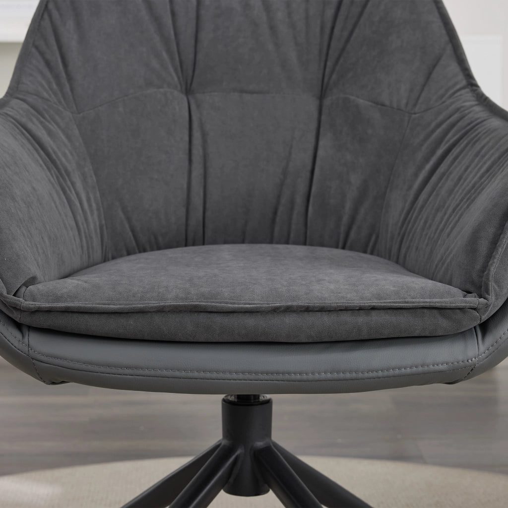 Poltrona da Scrivania Girevole ¨C MINIMAL ¨C Similpelle con Braccioli