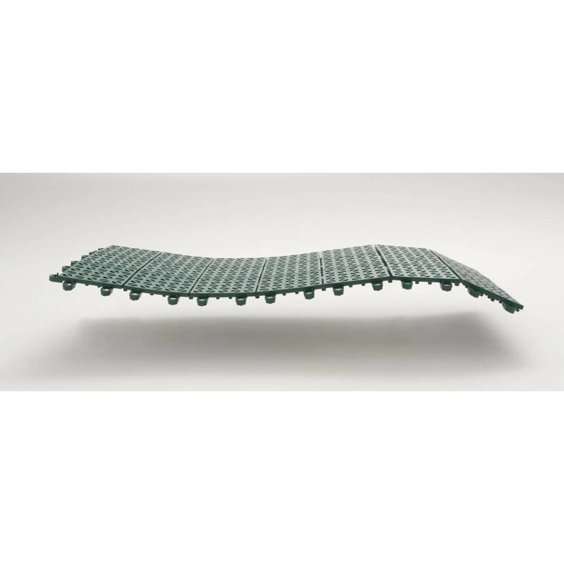 Set da 30 Piastrelle in Plastica Flessibili Drenanti 55,5 x 55,5 cm da Esterno Giardino 9,2 m2 colore: Beige