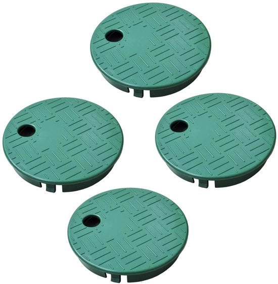 Box di ventilazione in plastica di alta qualità - coperchio di sostituzione - 4 pezzi - adatto per sistema di irrigazione - protezione contro danni - scatola di plastica resistente