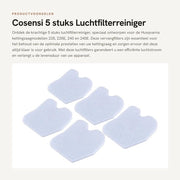 Pulitore dell'aria per filtri 5 pezzi - Compatibile con Husqvarna 235/235E/240/240E - Filtri dell'aria - Kit di sostituzione per catena - Vedi anche MPN 545061801 - Filtri dell'aria