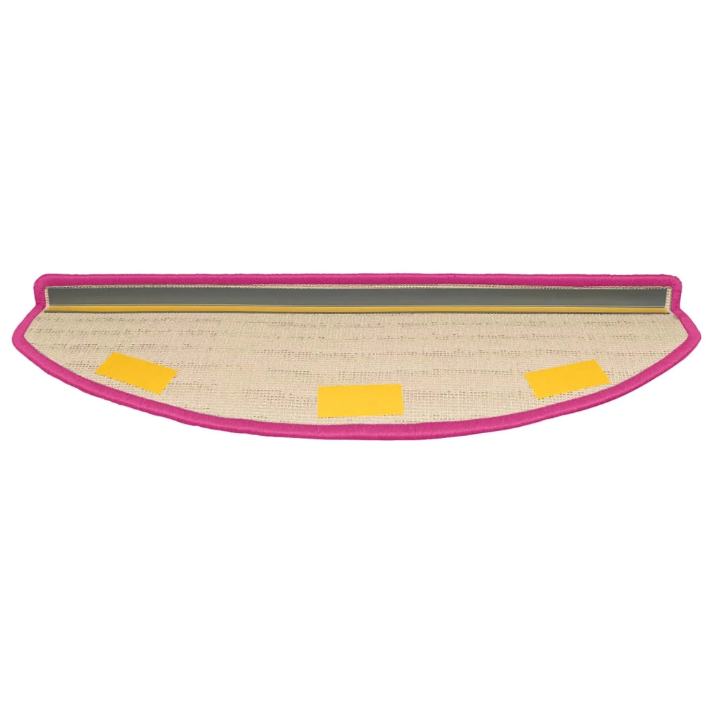 Tappetini per scale autoadesivi 15 pcs Rosa 80 x 24,5 x 3,5 cm 42038661