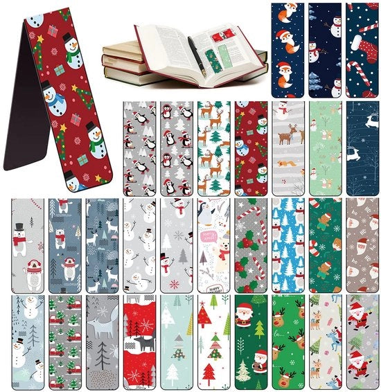 Leggii magnetici per libri, 30 pezzi, bladwijzers magnetici, bladwijzers colorati