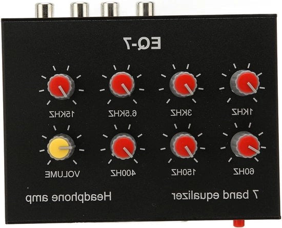 7 banda Equalizzatore per Auto-audio, Regolazione del Bass, Equalizzatore Digitale