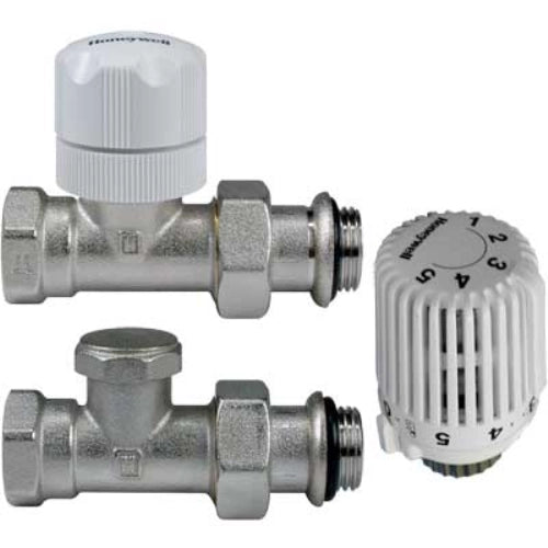 Kit termostatico diritto ferro honeywell 1/2 x 1/2  Honeywell