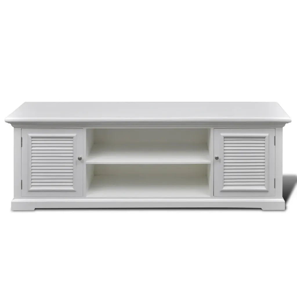 Mobile Porta TV Bianco in Legno 241373