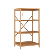 Vicco Libreria Bambù 48.3 x 87.9 cm Con 4 scomparti aperti