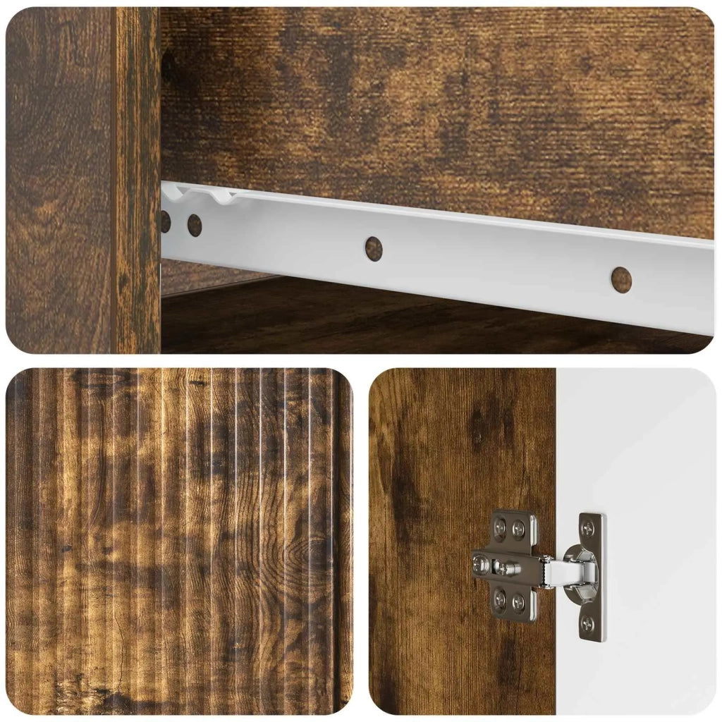 Credenza Rovere Fumo 66 x 34,5 x 90 cm Legno ingegnerizzato 894640