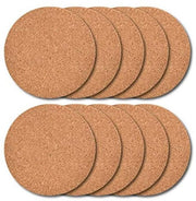 Onderzetters in Gomma per bicchieri (10 pezzi) 9 cm di diametro 4 mm di spessore, Onderzetters rotondi in gomma per bar, bicchieri e tazze