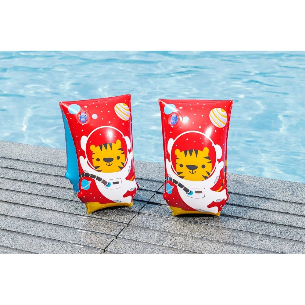 Trade Shop - Braccioli Gonfiabili Da Nuoto Astro Tiger Per Bambini Età 5-12 Anni 30 X 15 Cm 32102y -