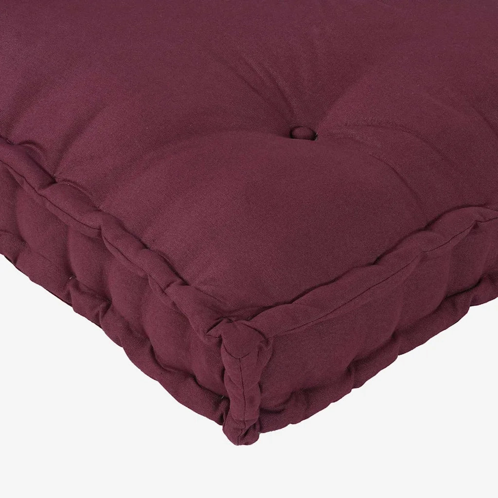 Cuscino per Divano Pallet 2 pz | Cuscini per sedie Bordeaux 120 x 80 x 38 cm