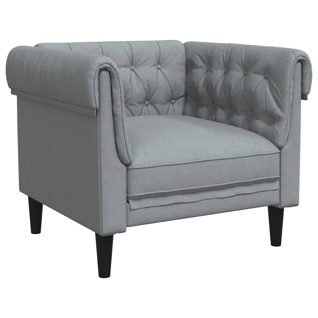 Divano per Soggiorno 3 pcs Grigio chiaro 201,5 x 74,5 x 74,5 cm 3385858