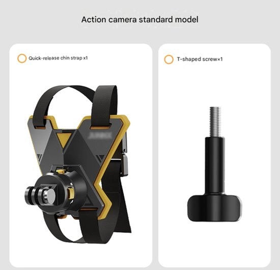 Accessorio per motocicletta, compatibile con accessori GoPro e supporto magnetico, compatibile con DJI Action 3/4/5.