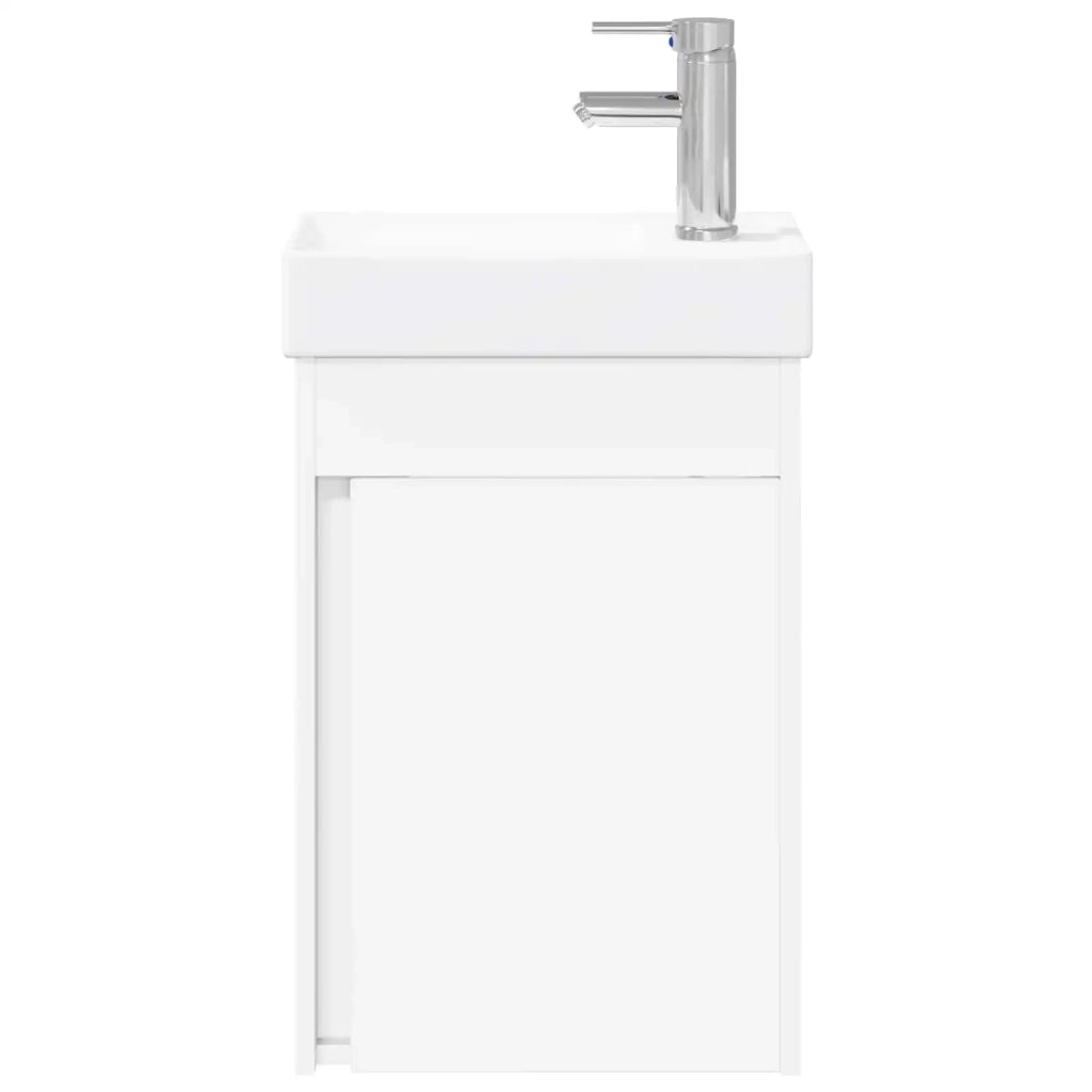 Mobile bagno con rubinetto Bianco 40,5 x 22,5 x 62 cm