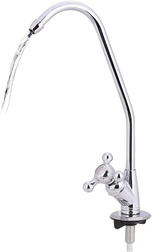 Wastafello 360° di Rotazione - Acciaio Inossidabile - Filtro dell'Acqua di Rete - Doppia Viscera - Sostenibile - Maniglione - Cucina Cerniere